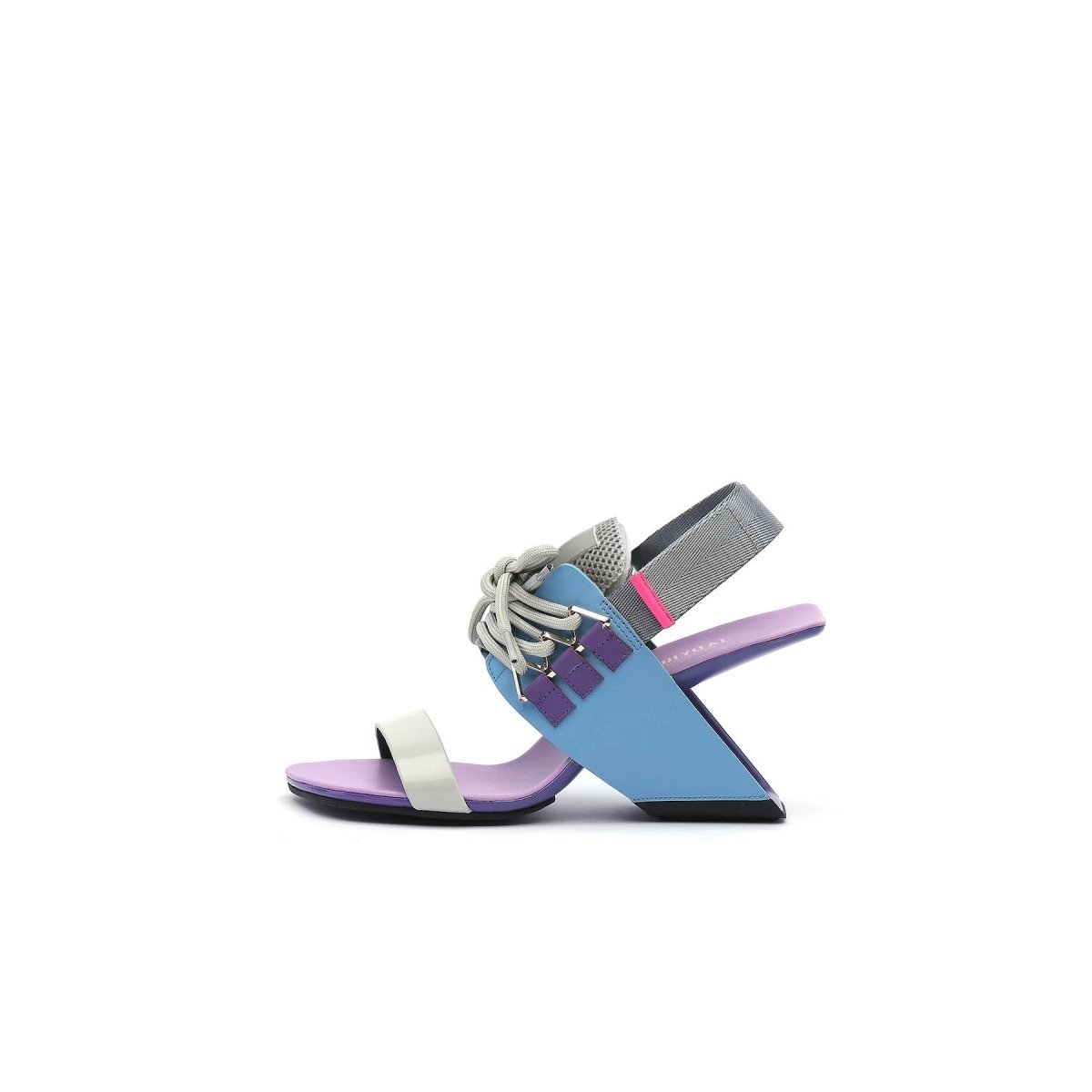 Sporty Laced Ankle Strap Sandals