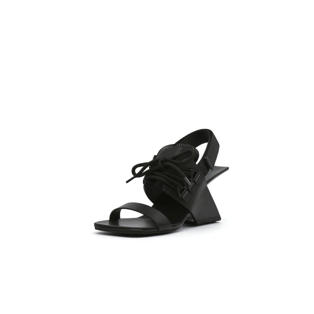 Sporty Laced Ankle Strap Sandals