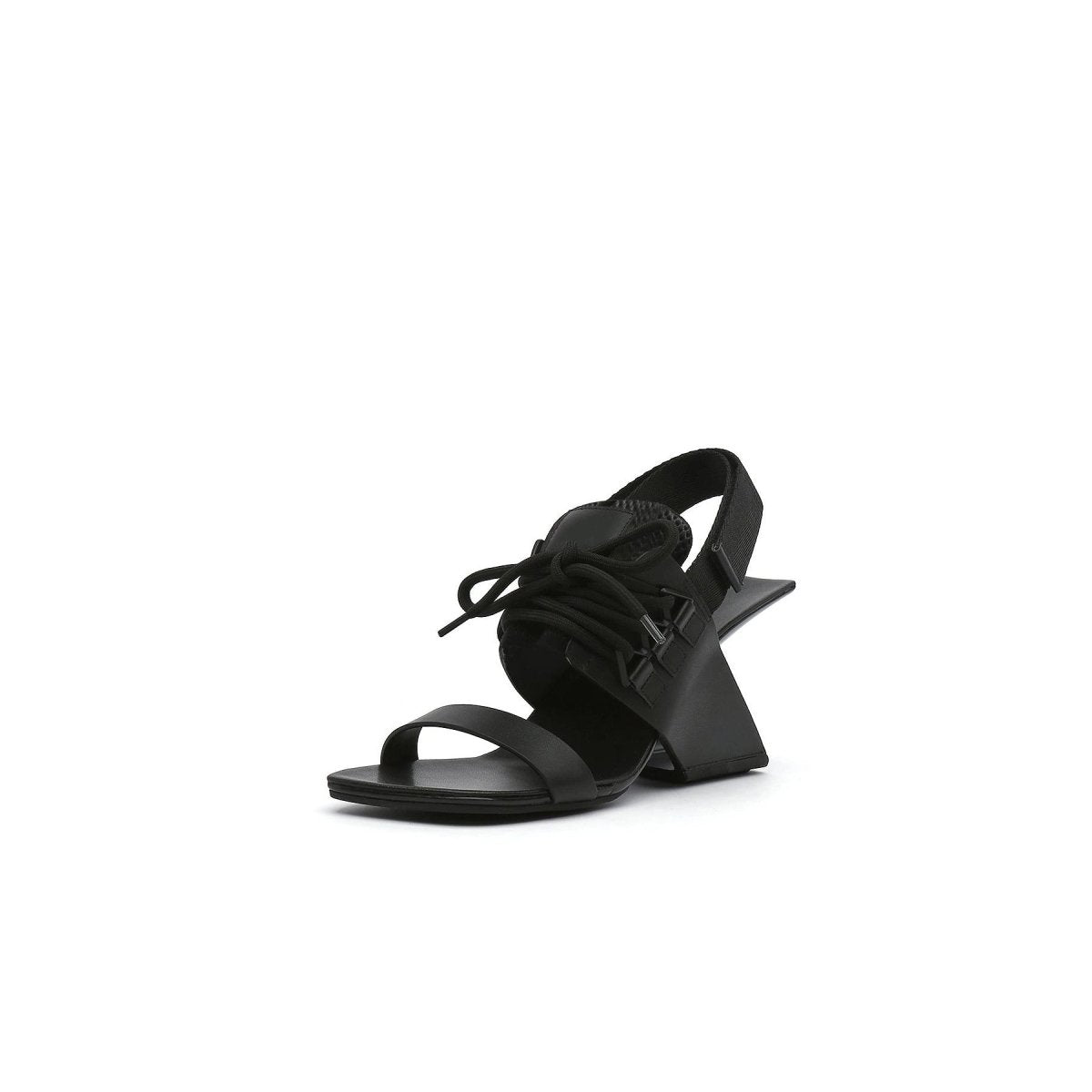 Sporty Laced Ankle Strap Sandals