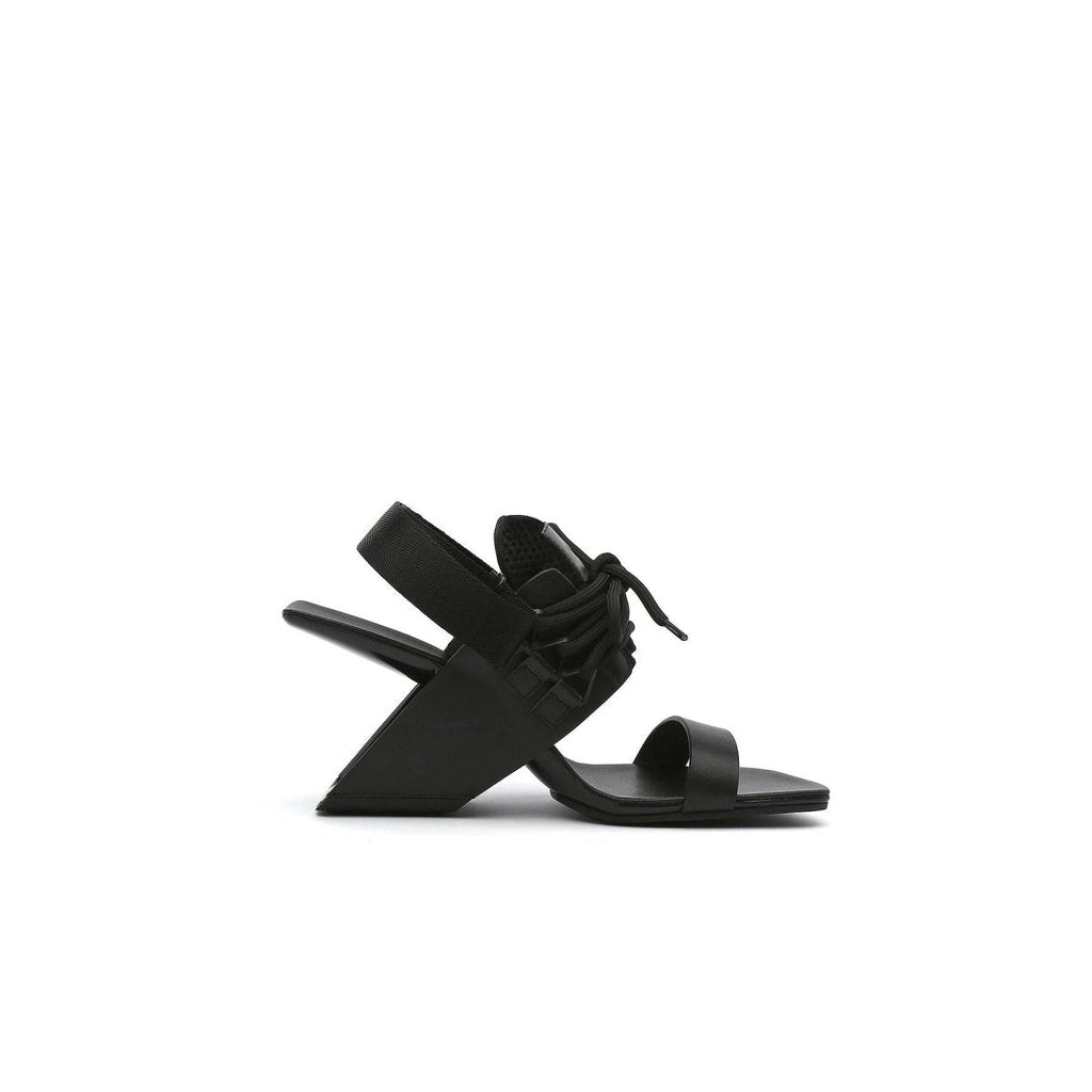 Sporty Laced Ankle Strap Sandals