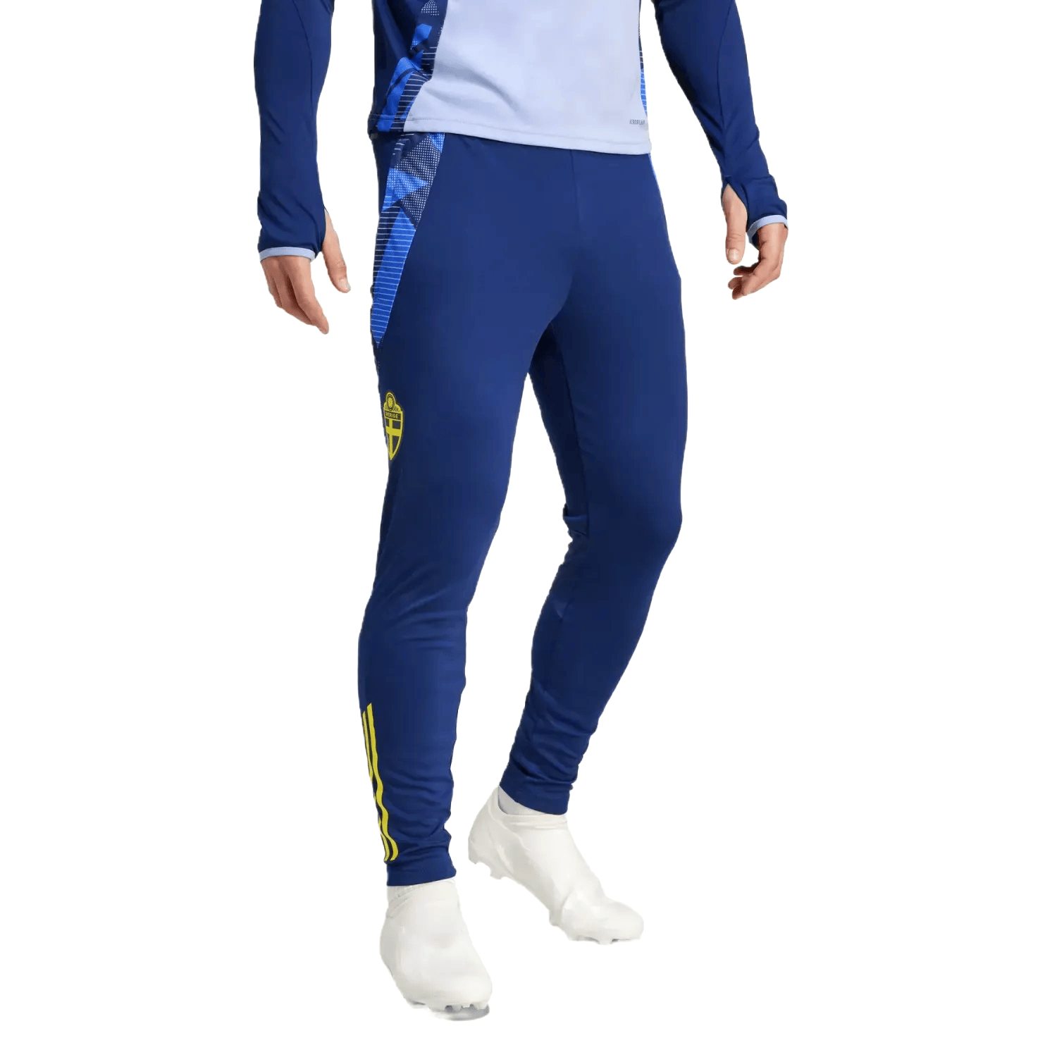 Sweden training bench soccer tracksuit 2024/25 - Adidas