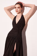 Elegant Chic Open Back Sheath Evening Gown for Party - CDT502