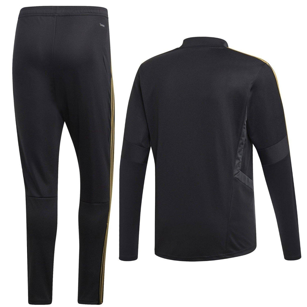 Real Madrid soccer black technical training tracksuit 2019/20 - Adidas