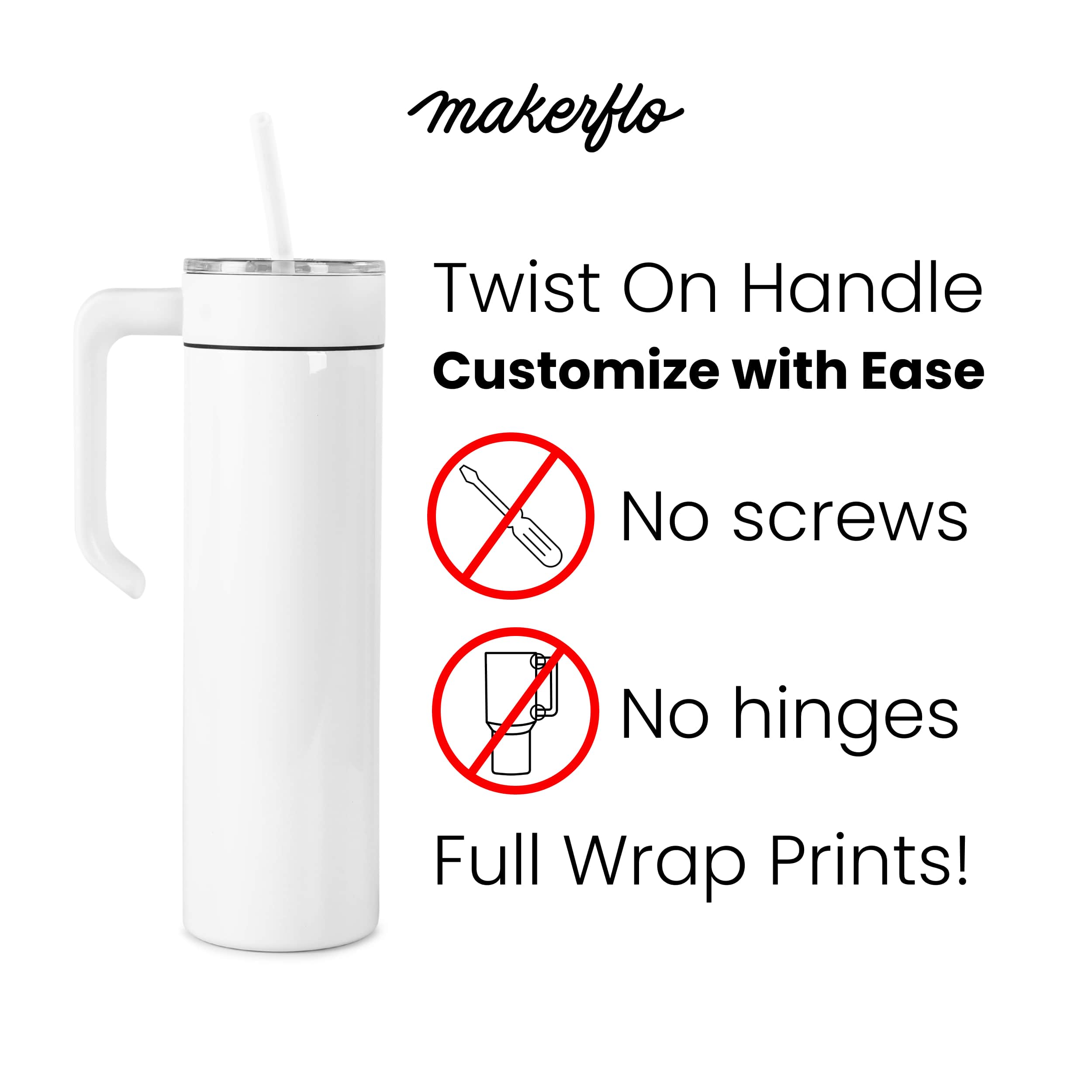 MakerTwist™️ Sublimation Tumbler 12-Pack