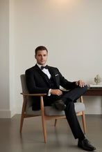 "Vermont" Black Tuxedo Jacket